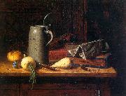 William Michael Harnett Still Life with Turnips painting